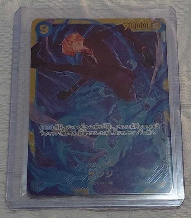 carta one piece tcg sanji (op06-119) (v.1) (sec) (prb02) japones