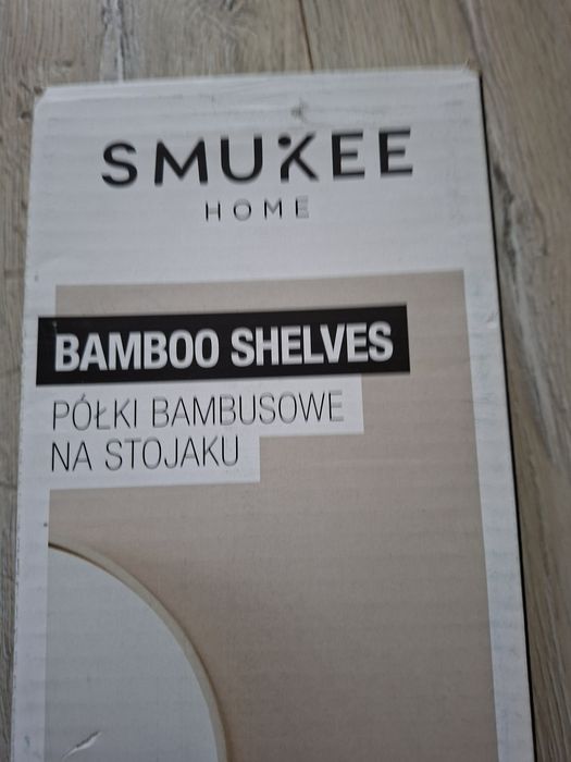 Półki bambusowe stojak