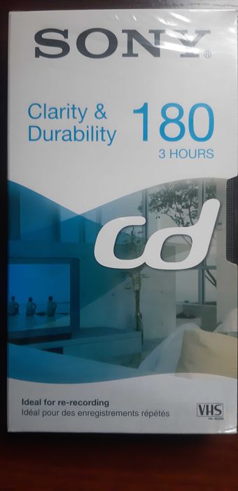 Відеокасета Sony CD Clarity & Durability 180 VHS E-180CDG (Sony)