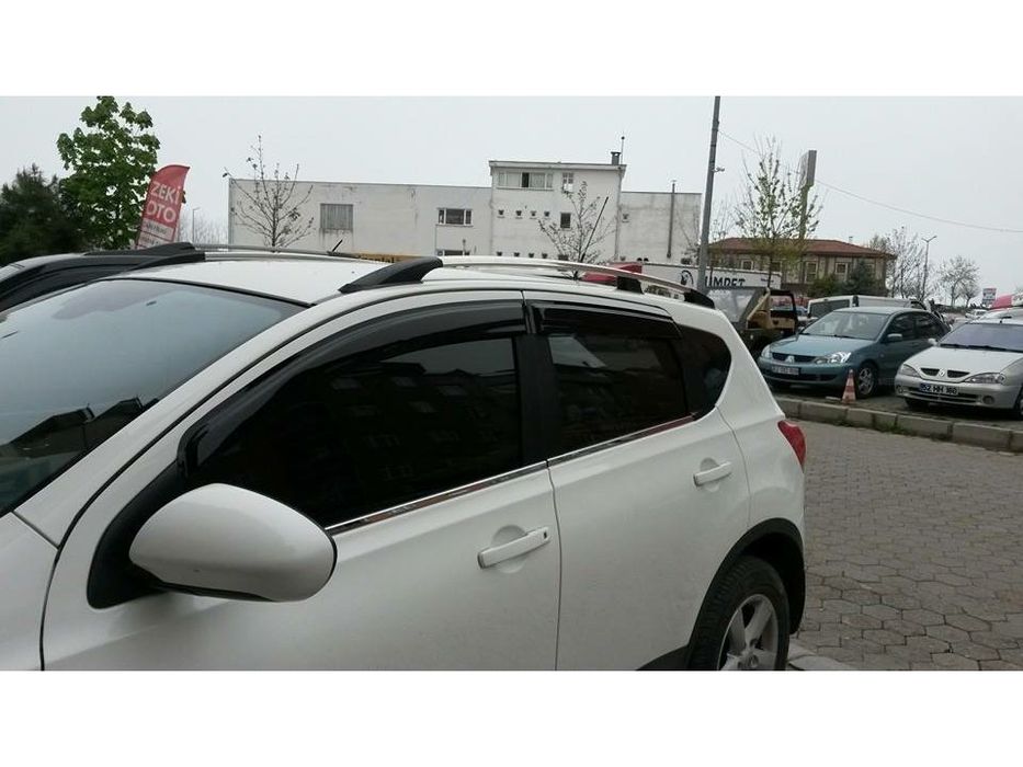 Nissan Qashqai 2010-2014 рр. Рейлінги Хром Пластикові ніжки