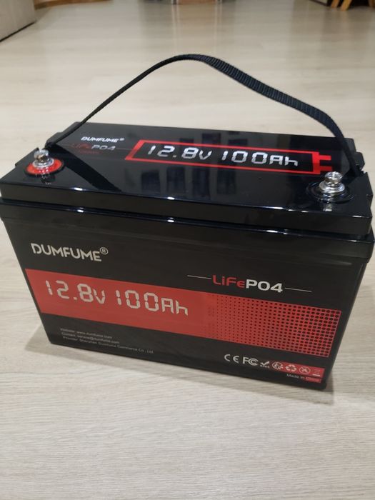 Железо фосфатные DUMFUME LiFePO4 ТОП АКБ 12V 100Ah Bms100A, 12В 100Ач
