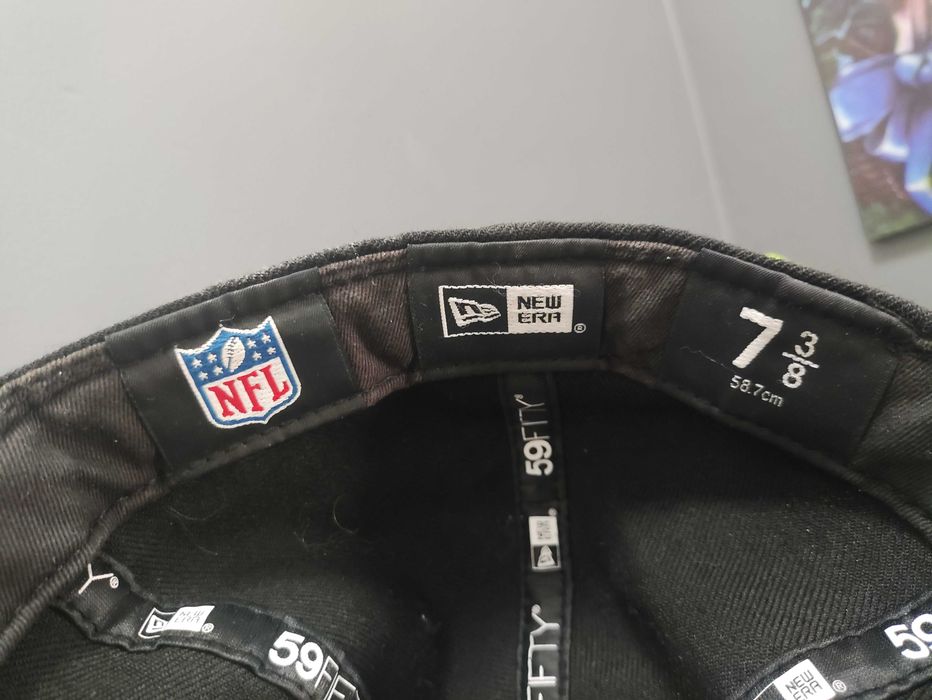 Czapka z daszkiem czapeczka czarna Czapka z daszkiem New Era Raiders