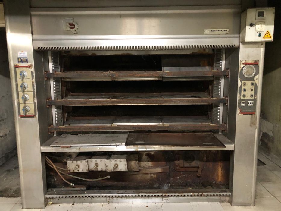 Forno de padaria a lenha e a pellets