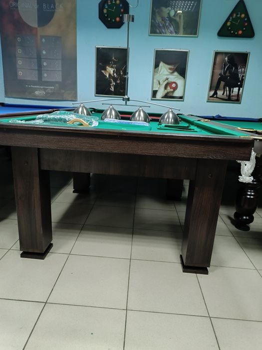 Бильярдный стол "Корнет ЛЮКС" ЛДСП 8 футов Пирамида,ПУЛ