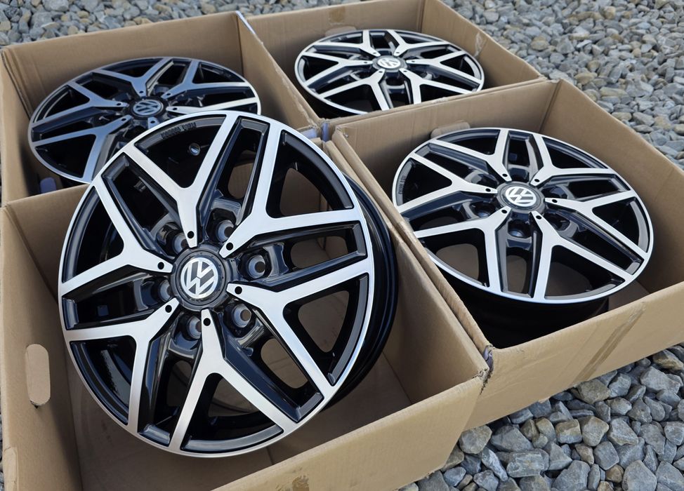 6x120 16 Alufelgi 16 VOLKSWAGEN CARAVELLE T7 Transporter T7 Nowe wzmacniane! FORD Transit Tourneo