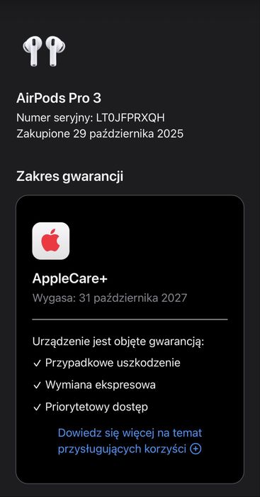 Sluchawki Air Pods 3 Pro