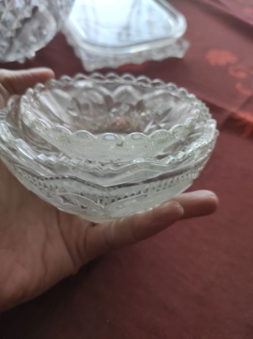 Taças antigas vidro