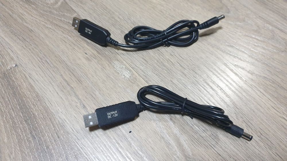 кабель для роутера на 9v та 12v інтернет без світла