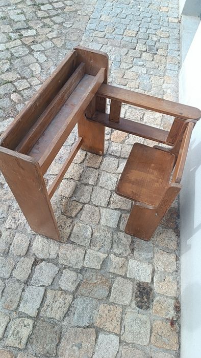Mesa de criança madeira antiga
