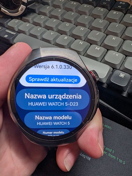 Huawei watch 5 46mm tytanowy, LTE, jak nowy