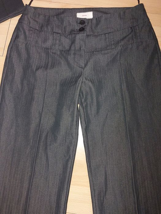Zakiet spodnie garsonka 36 38 damska czarna