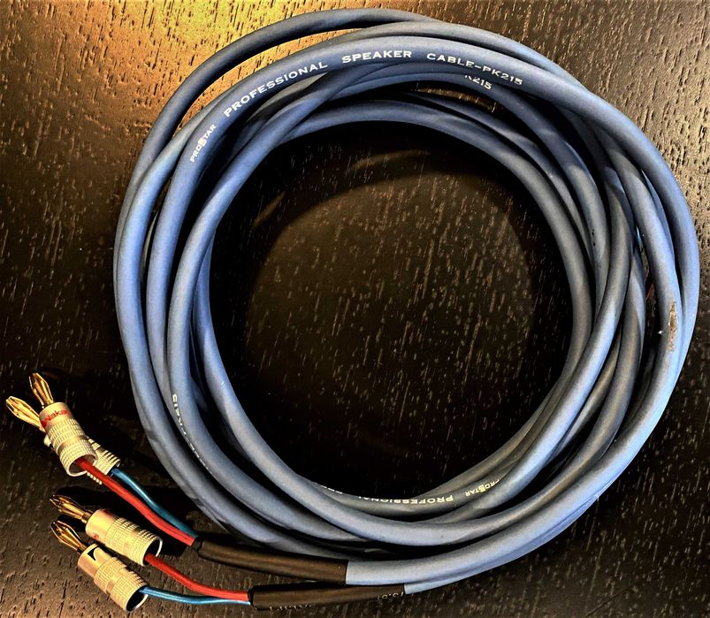 CABO colunas PROSTAR Professional SPK 225 High End speaker cables64284403318914121