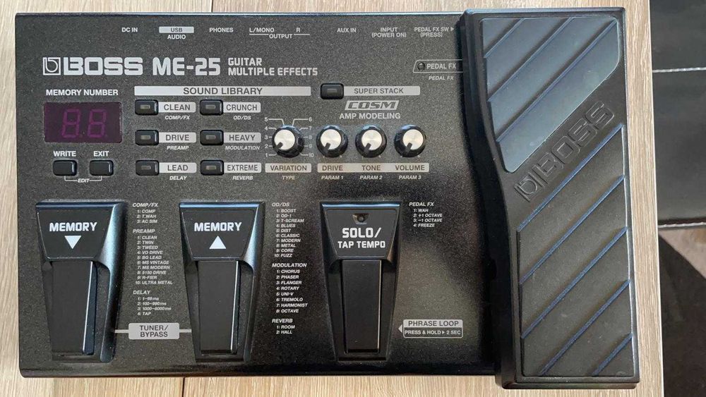 Boss ME-25 guitar multi effect