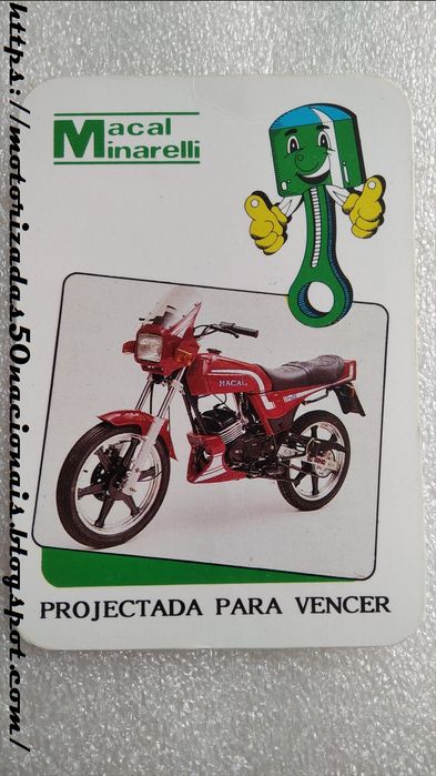 Calendário Macal de 1989 - Macal M86
