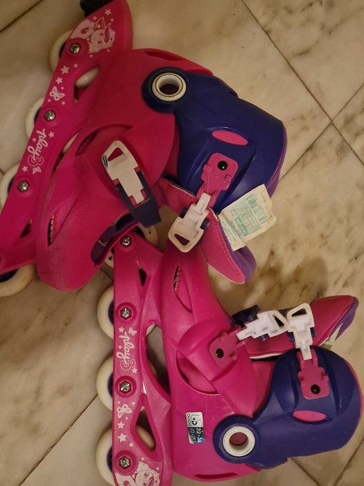 Patins Criança Oxelo + Protecções + Capacete
