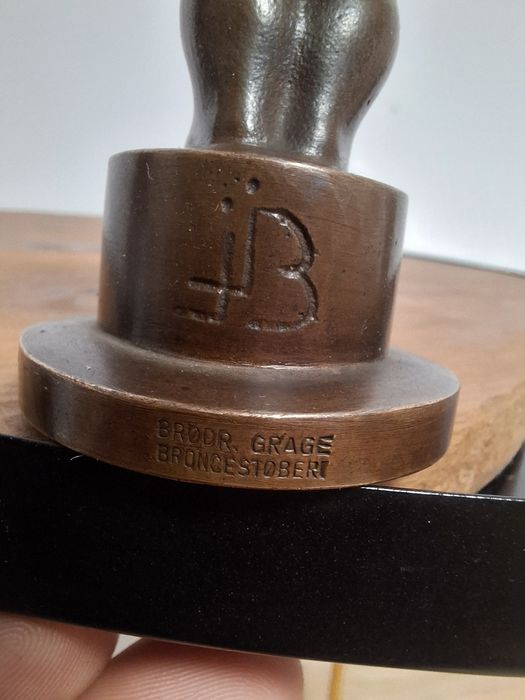 Figurka brąz Jens Jacob Bregnoe (Bregnø) 1877 – 1946