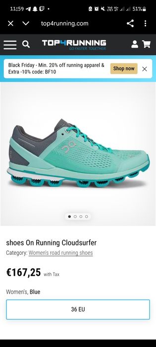 Жіночі красовкі  On Running Cloudsurfer