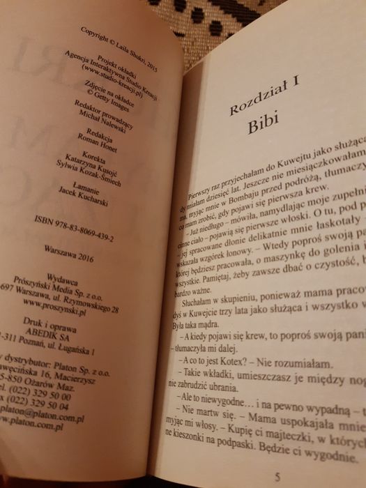 Książka" Byłam służącą w Arabskich Pałacach"