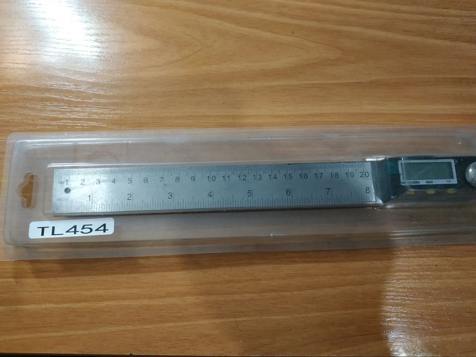 Электронный цифровой угломер-линейка TL454-200 транспортир, малка, 360