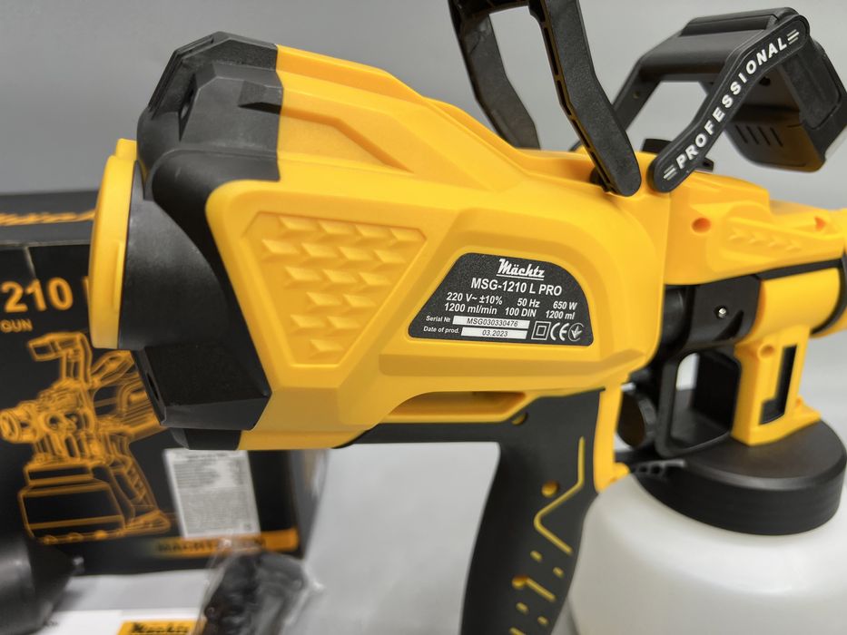 Краскопульт электрический Machtz MSG‑1210L PRO Медные форсунки