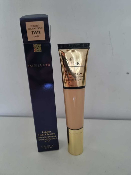 Estee Lauder Futurist Hydra Rescue Moisturizing Makeup SPF 45 1W2 Sand