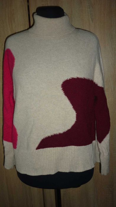 White Stuff- wełniany damski golf  r; XL