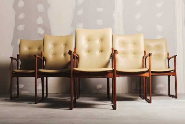 Fotele/krzesła duńskie tekowe proj. Vamdrup Stolefabrik z lat 70-tych