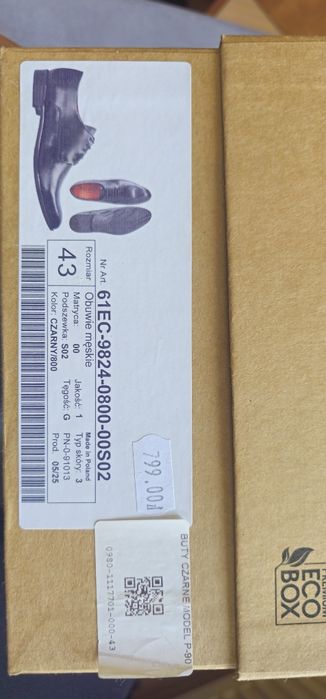 Buty męskie garniturowe  - NOWE!