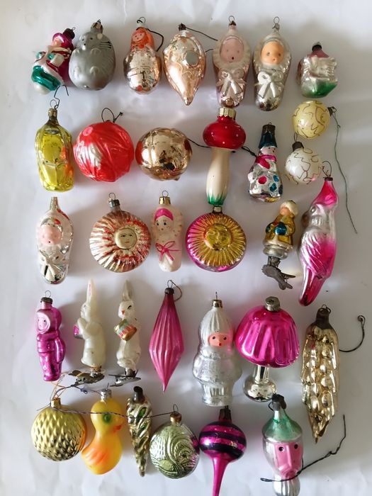 Елочние игрушки  ссср  малютка набор