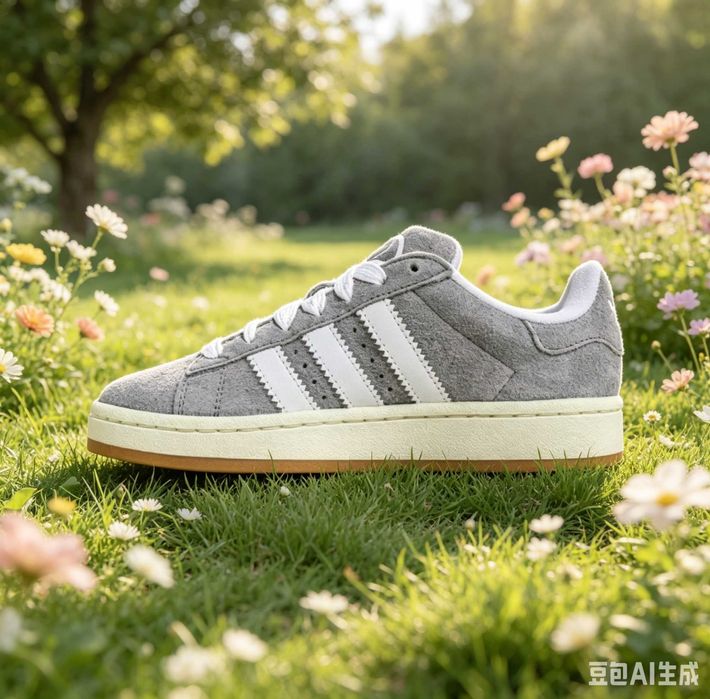 Biało-szare trampki Adidas, rozmiar 41, styl retro, lekkie