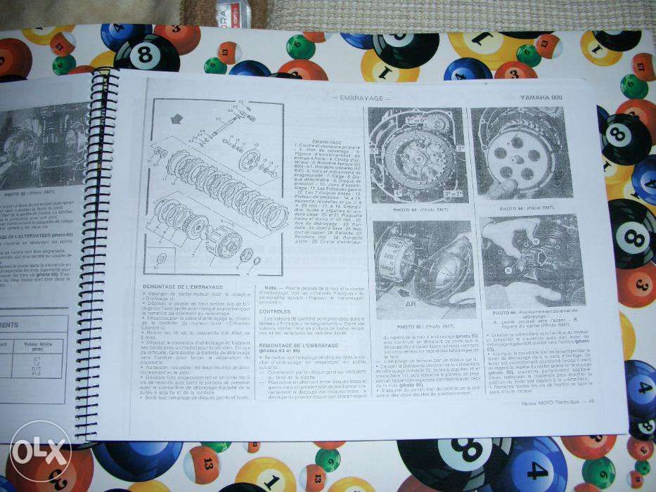 Livro completo para Yamaha XJ 600 51J (portes grátis)