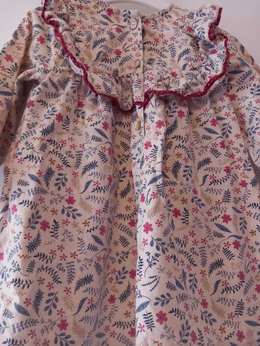Vestido zippy menina , 12-18 meses