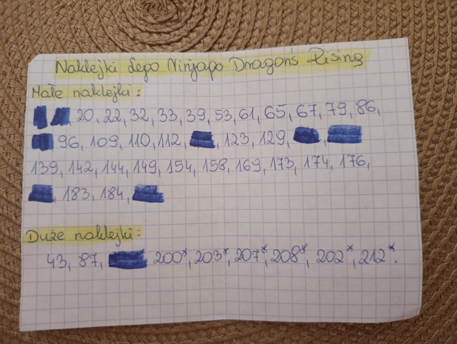 Naklejki Lego Ninjago Dragons Stickers