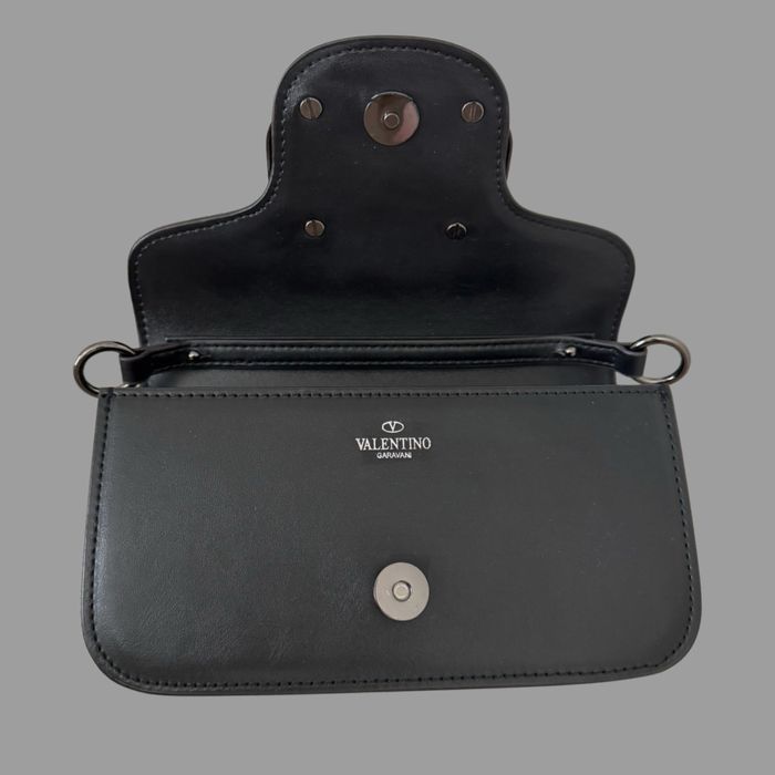 Bolsa Valentino couro preto