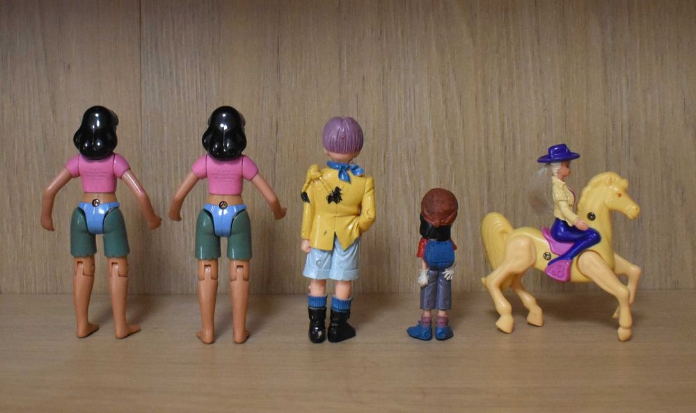 5 Figuras policromáticas - (Lote 6)