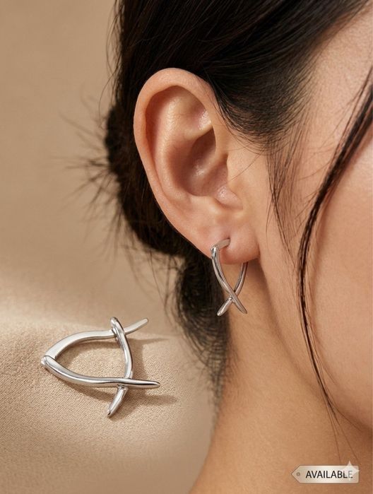 Сережки пусети Mango