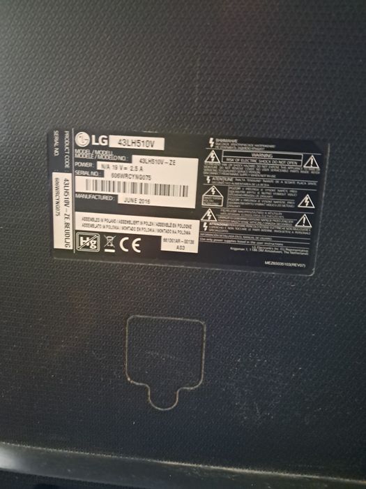 TV LD LG 43 polegadas