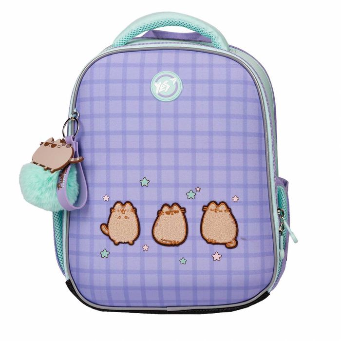 Рюкзак шкільний каркасний YES Pusheen the Cat H-100 + пенал + сумка Пушен