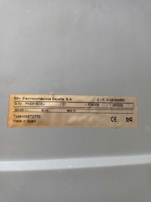 Placa vitrocerâmica Bosch