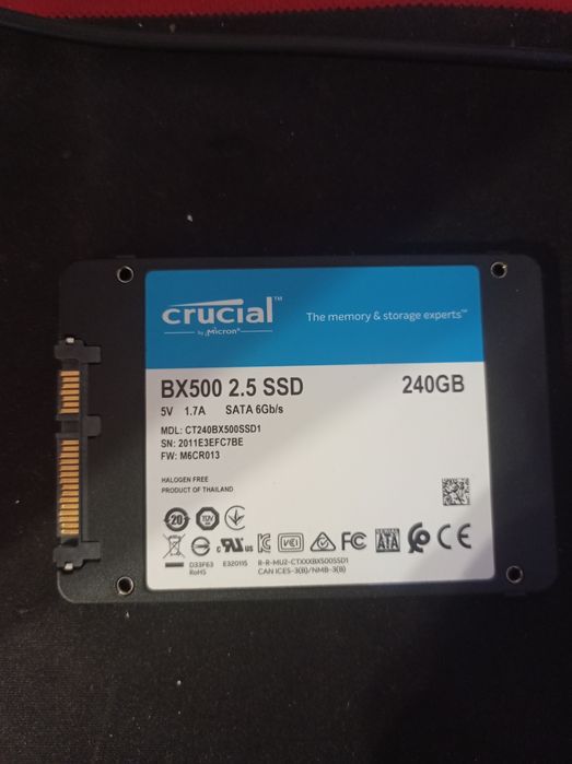 Накопичувач SSD 2.5" 240GB Micron (CT240BX500SSD1) срочно