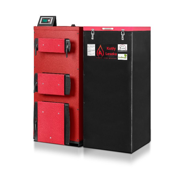 Kocioł piec c.o. 5 klasa KATLA 70 kW pellet ecodesign kotlyleszka
