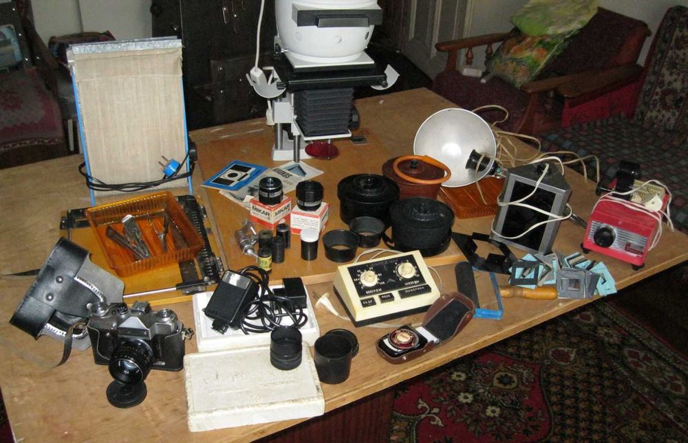 Фотозбільшувач Крокус 4sl та інше фотоприладдя