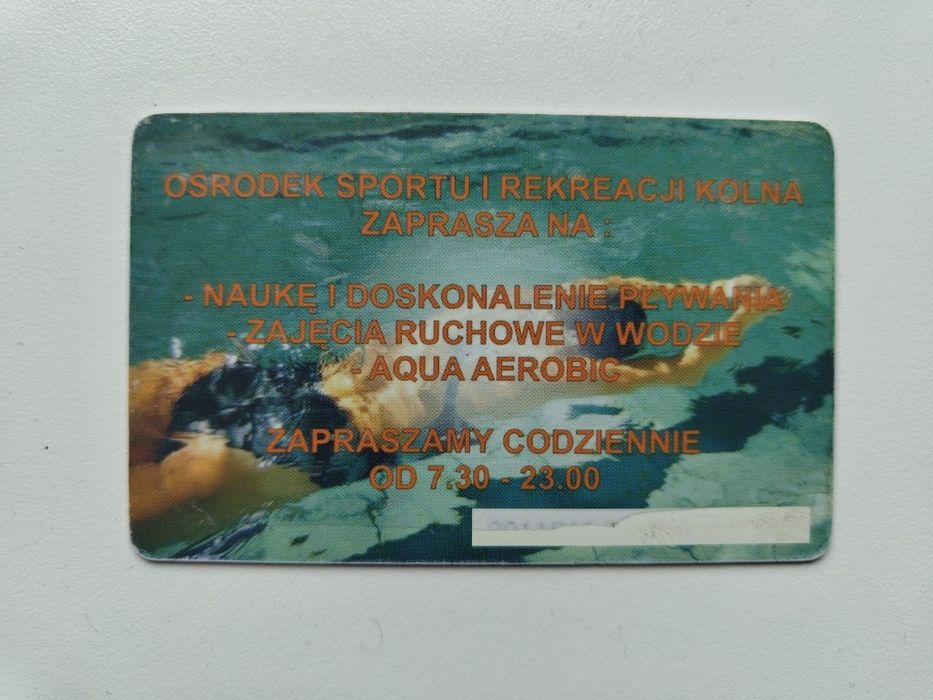 Karnet na basen Kolna Kraków