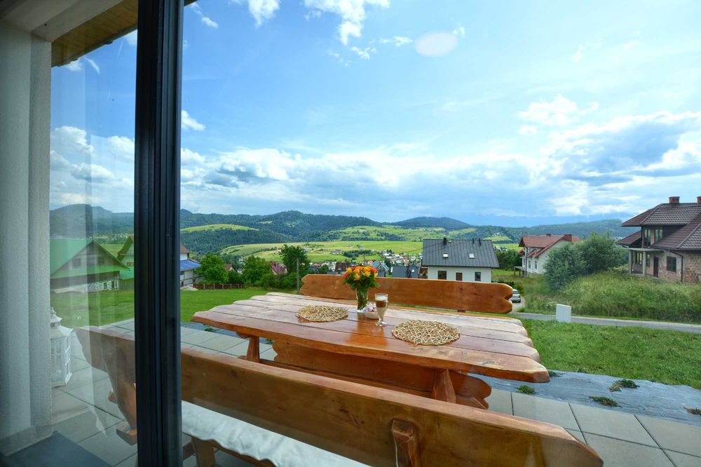 Domek 8 osób, apartament 4 osoby,  w górach z widokiem na Tatry Pieniny Szczawnica