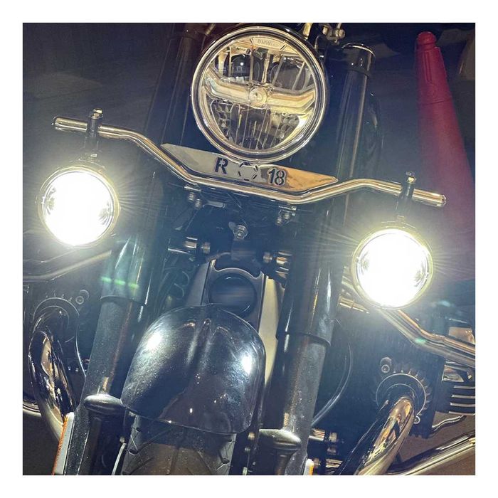 Suporte para Faróis Auxiliares 22mm Aço Inox - BMW R18