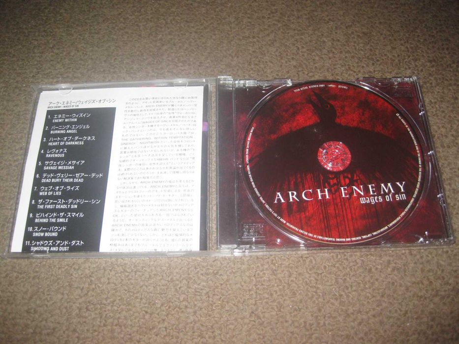 CD dos Arch Enemy "Wages of Sin" Edição Japonesa! Portes Grátis!