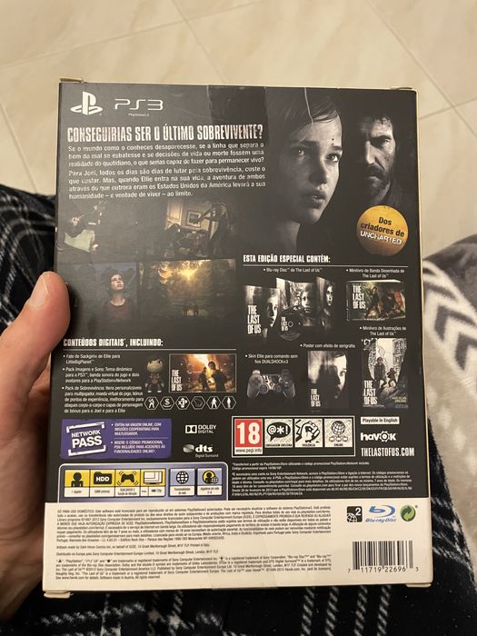 Edições especiais Last of us Ellie e joel ps3