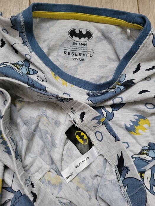 Piżama na długi rękaw Reserved rozmiar 122/128 Batman