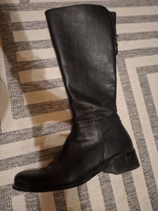 Lasocki buty skórzane zimowe długie r. 40