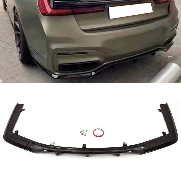 Диффузор заднего бампера губа накладка BMW G11 G12 7 серия